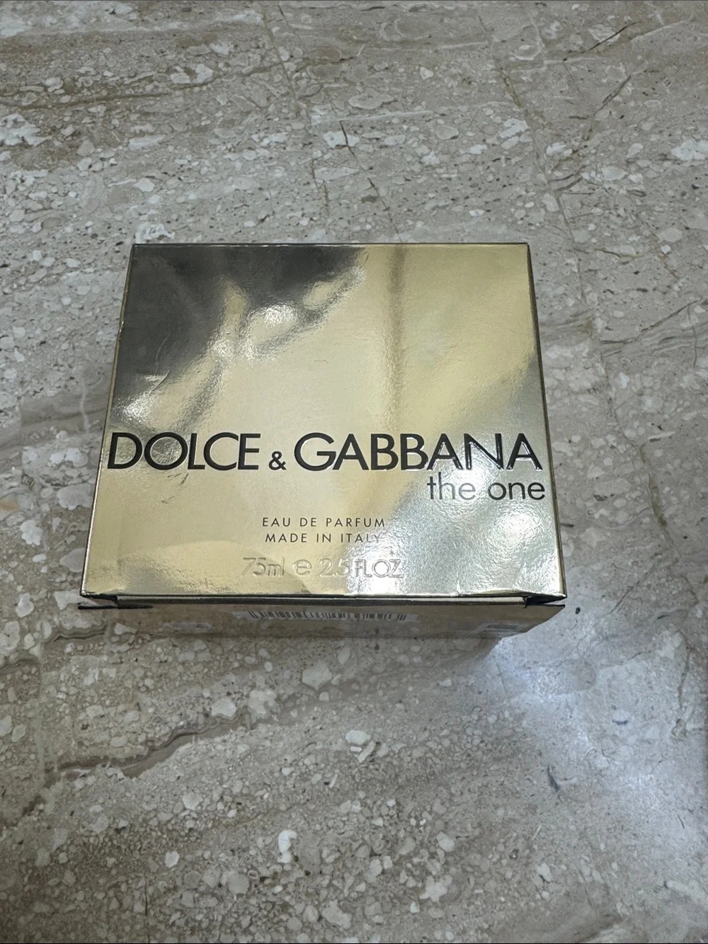 Dolce & Gabbana Gold Metallic Fragrance Box